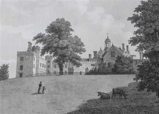 TUNBRIDGE WELLS: Amsinck, Paul - Tunbridge Wells and its Neighbourhood, 4to, half calf, with 31 plates etched by Letitia Byrne,